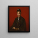 Madame Sanford Robinson Gifford Mary Cecilia Gifford - Sanford Robinson Gifford — indrammet kunstværk på væggen