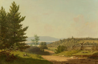 Sanford Robinson Gifford - Road Scenery Near Lake George.webp