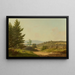 Landskab med vej ved Lake George - Sanford Robinson Gifford — indrammet kunstværk på væggen