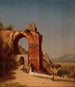 L'Arc de Néron à Tivoli - Sanford Robinson Gifford — visning af kunstværket