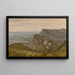 Les Trapps, montagnes Shawangunk - Sanford Robinson Gifford — indrammet kunstværk på væggen