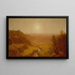 Tivoli - Sanford Robinson Gifford — indrammet kunstværk på væggen