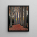 Allée des Platanes - Santiago Rusiñol — indrammet kunstværk på væggen