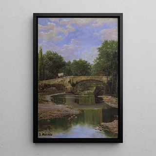 Santiago Rusiol - Bridge over a River.webp