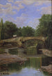 Pont sur une rivière - Santiago Rusiñol — visning af kunstværket