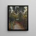Chemin des roses - Santiago Rusiñol — indrammet kunstværk på væggen