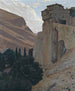 de hængende huse i Cuenca - Santiago Rusiñol — visning af kunstværket