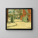 Entrée du parc du Moulin de la Galette - Santiago Rusiñol — indrammet kunstværk på væggen