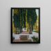 Jardins du Generalife - Santiago Rusiñol — indrammet kunstværk på væggen
