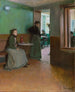 Indendørs café-maleri - Santiago Rusiñol — visning af kunstværket