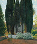 La Fontaine des Cyprès - Santiago Rusiñol — visning af kunstværket