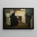 Romantisk maleri - Santiago Rusiñol — indrammet kunstværk på væggen