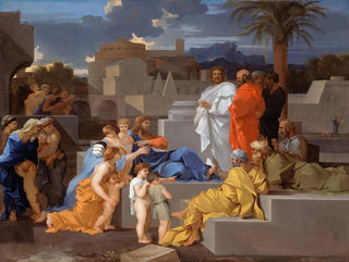 Le Christ et les børn - Sébastien Bourdon — visning af kunstværket