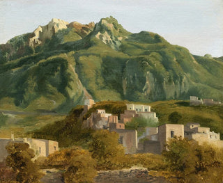 Sbastien Norblin de la Gourdaine - Village on the Island of Ischia.webp