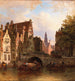 Scène à Amsterdam - Elias Pieter van Bommel — visning af kunstværket