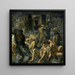 Scène de la destruction de Messine - Max Beckmann — indrammet kunstværk på væggen