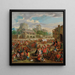 Scène de marché et harangue du charlatan - Enrico Albricci — indrammet kunstværk på væggen