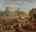 Scène de marché et harangue du charlatan - Enrico Albricci — visning af kunstværket