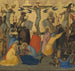 Scènes de la Passion du Christ: Le Crucifixion, panneau central - Andrea Vanni — visning af kunstværket