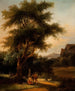 Bergers ved Artemis-templet - Claude Lorrain-skolen — visning af kunstværket