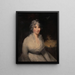 Lady Margaret Falconer - École de John Hoppner — indrammet kunstværk på væggen