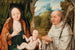 Jomfru Maria med Barnet og Saint Bernard af Clairvaux - Bruges Skole — visning af kunstværket