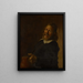 Le Rieur - Frans Hals Skole — indrammet kunstværk på væggen