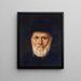 Portrait de Dirck Volckertsz Coornhert - École de Haarlem — indrammet kunstværk på væggen