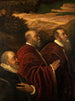 Trois rådgivere venetianske - Skole af Jacopo Tintoretto — visning af kunstværket