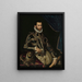 Portrait af Jacopo Boncompagni - Scipione Pulzone — indrammet kunstværk på væggen
