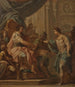 Studie af David og Saul - Sebastiano Conca — visning af kunstværket