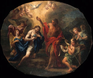 Le Baptême du Christ - Sebastiano Conca — visning af kunstværket