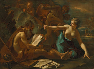 La Tentation de saint Antoine - Sebastiano Ricci — visning af kunstværket