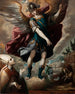 Saint Michel et le Taureau - Sebastián López de Arteaga — visning af kunstværket