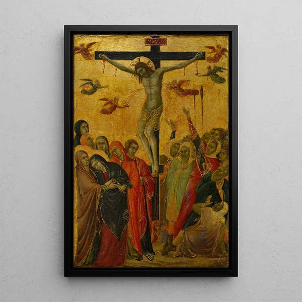 La Crucifixion - Segna di Buonaventura — indrammet kunstværk på væggen