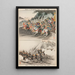 Bataille du col de Shizugatake Guerre civile 1583 Bataille de Teilissu Guerre Japon-Russie 1904 - Seishi — indrammet kunstværk på væggen