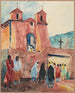 Rancho de Taos Kirke - Selden Connor Gile — visning af kunstværket
