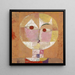 Senecio Bientôt Vieilli - Paul Klee — indrammet kunstværk på væggen