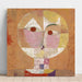 Reproduktion af maleriet Senecio (Snart ældet) - Paul Klee