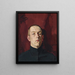 Portrait af kunstnerens søn Vladimir - Sergei Vasilievich Malyutin — indrammet kunstværk på væggen