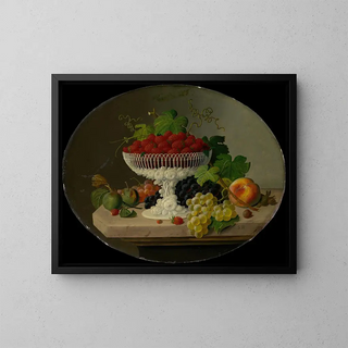 Severin Roesen - Still Life with Strawberries in a Compote.webp