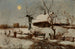 Cottages sous la neige - Seweryn Bieszczad — visning af kunstværket