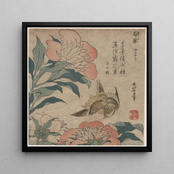 Shakuyaku kana ari - Katsushika Hokusai