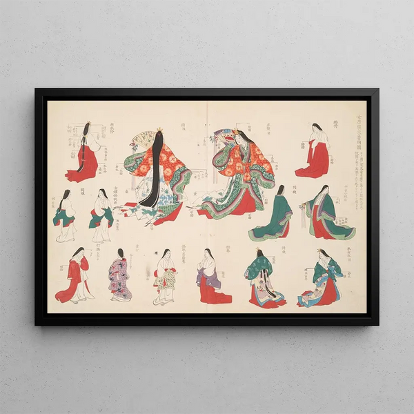 Shigeo Inobe - An illustration of womens costumes.webp