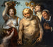 Silène og de fire årstider - Jacob Jordaens — visning af kunstværket