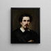Portrait af en kunstner - Silvestro Lega — indrammet kunstværk på væggen