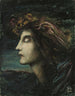 Studie af hovedet - Simeon Solomon — visning af kunstværket