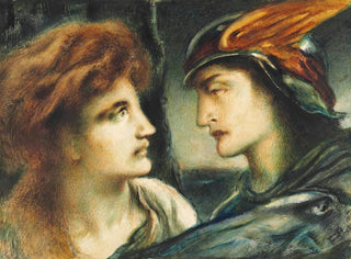 Mercure og Proserpine - Simeon Solomon — visning af kunstværket