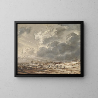 Simon Andreas Krausz - The Beach at Scheveningen.webp
