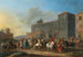 En hestehandel på Piazza del Quirinale i Rom - Simon Johannes van Douw — visning af kunstværket